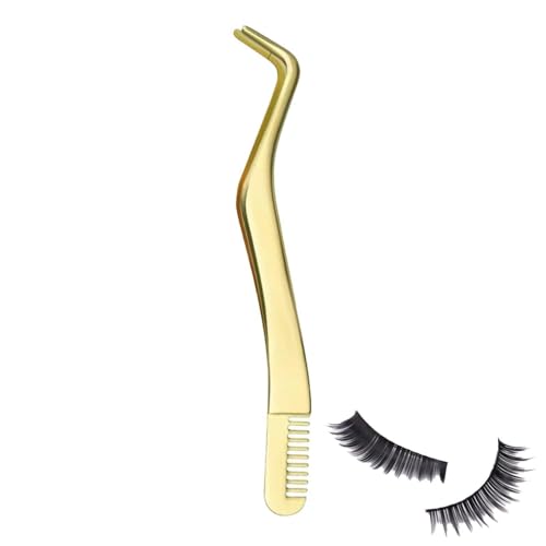 Pinzas de extensión de pestañas, pinzas de punta curvada, pinzas de extensión de pestañas de acero inoxidable, herramientas de aplicación de pestañas, herramientas de extensión de pestañas
