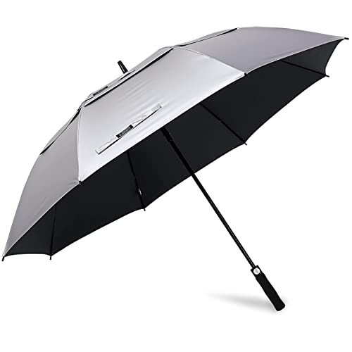 G4Free 47546268 Inch UV Protection Golf Umbrella Oversized Sun Umbrella | UPF 50 Auto Open Vented Double Canopy Extra Large Coverage Heavy Duty Windproof Stick Umbrella product thumbnail 9