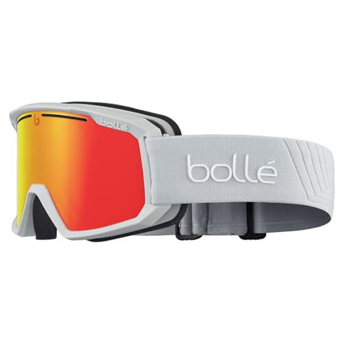bollé - Maddox, Lightest Grey Matte, Sunrise Cat 2, Medium, Snow Goggles, Unisex, Adult