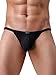 iKingsky Men's Modal Pouch G string Sexy Low Rise Thong Underwear (Medium, Color 1)