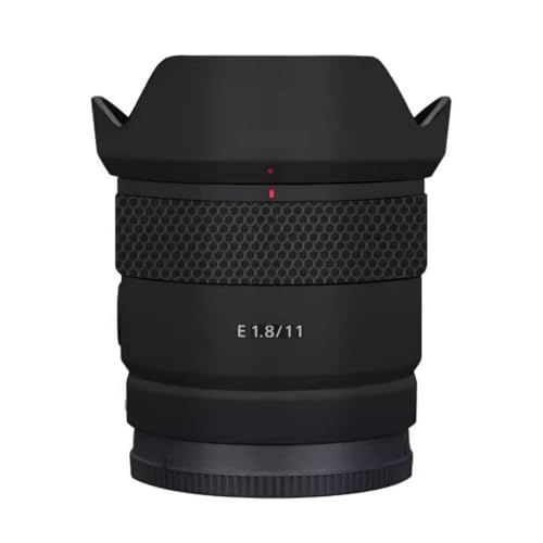 Protection objectif Sony E 11mm F1.8 G avec sticker noir mat anti-rayures