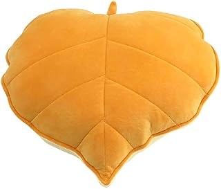 plush pillow leaf pillow floor pillow fun plush cushion decorative throw pillow reading pillow Seat Car Cushion (50 x 50 cm, Green)