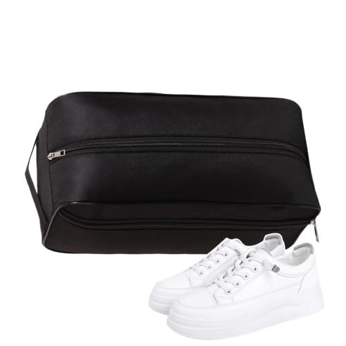 Bolsa para zapatos de viaje transpirable y plegable con asa para deportes