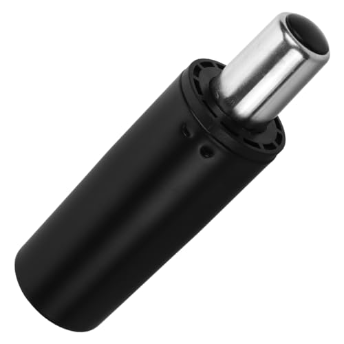 Piston de levage robuste en acier inoxydable pour cylindre de chaise noire