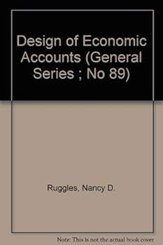 Hardcover Design of Economic Accounts (General Series ; No 89) Book