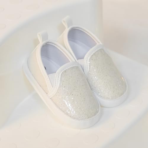 Image of Infant Baby Boys Girls Canvas Sneaker Toddler Slip On Anti Skid Newborn First Walkers Candy Shoes for 0-18 Months