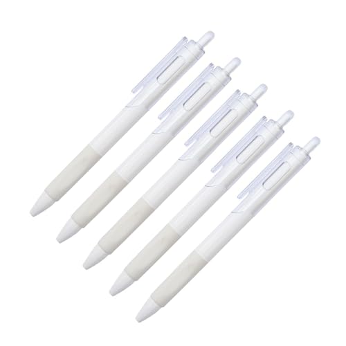 Set 5 bolígrafos roller gel tinta negra punta fina retráctil miniatura 2
