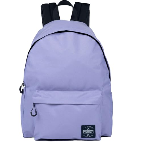 MUNICH Basics Backpack BTS C/Lavanda, Bolsos y Mochilas Unisex niños, Morado