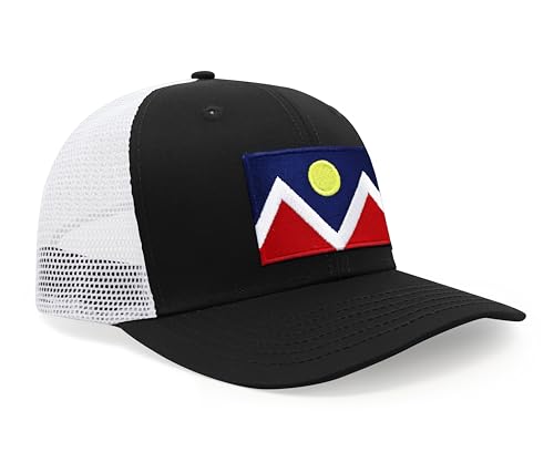 Image of International Tie City Hat for Men and Women, Adjustable Snapback Trucker Baseball Cap with Embroidered Patch