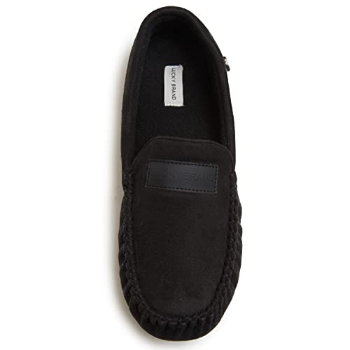 Lucky Brand Mens Micro-Suede Moccasin Loafer Slippers