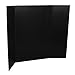 Light Weight Water Proof Corrugated Plastic Display Sign Board for Presentations, School, Office Professional Quality (Black, 1 Pack)