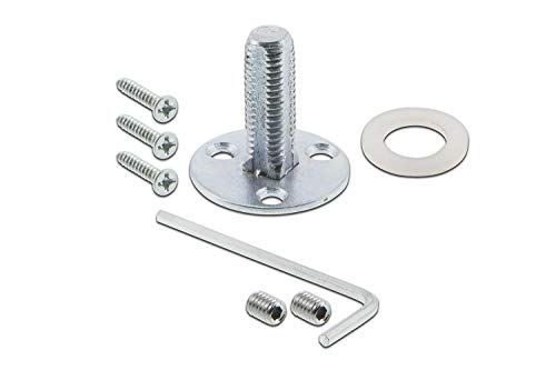 Image of Nostalgic Warehouse Classic Rosette Round Clear Crystal Door Knob
