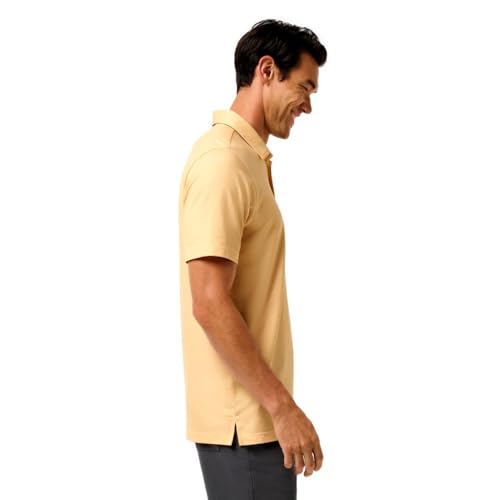 TravisMathew Men's Featherweight Vista Polo, Rattan2