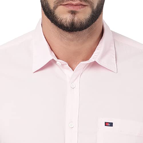Image of Arvind AD Men White Slim Fit Shirt
