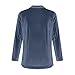 Womens Velvet T Shirts Button Down Basic Tops Fall Long Sleeve Shirt Fashion Velour Blouse Casual Loose Tee Shirts Navy