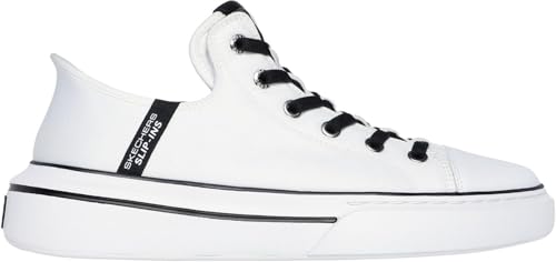 Skechers - Mens Snoop One-Boss Life Canvas Shoes, Color White/Black, Size: 13 M US4