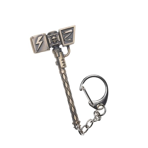 Image of Starforged Warhammer 40000 Thunderhammer & Thunderhead KeyChain Space Marines Astartes WH40 Jewelry