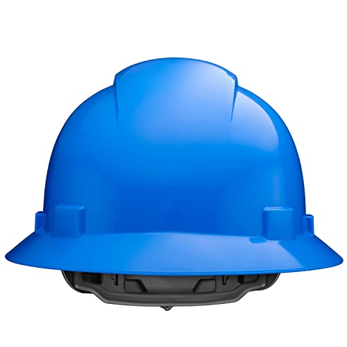 Full Brim Osha Construction Hard Hat Work Approved Safety Helmet, Vented, Solid Blue Hard Hats, Cascos De Construccion Hardhat For Men And Women, Hard Hat By Acerpal #TOP7
