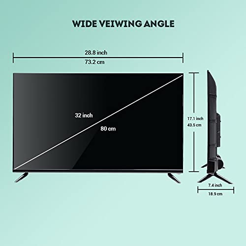 Image of CELLECOR 80 cm (32 inch) Full HD LED Certified Smart Android TV with Voice Remote (E32X)
