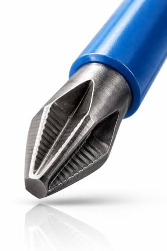 Image of KAITO 10-Piece Magnetic PH2 Phillips Screwdriver Bits Set (90mm) | 1 /4-Inch Hex Shank | 9cm (3.5-Inch) Extra-Long Reach | Alloy Steel Magnetic Bits | for Electric, Cordless & Impact Drivers