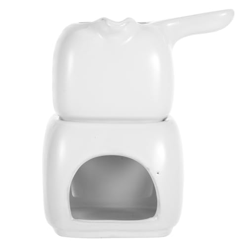 PRETYZOOM Horno para Derretir Chocolate De Blanca Tazón para Derretir Mantequilla Olla Caliente para Fondue Plato Calentador Resistente Al Calor Cocina o Fiesta