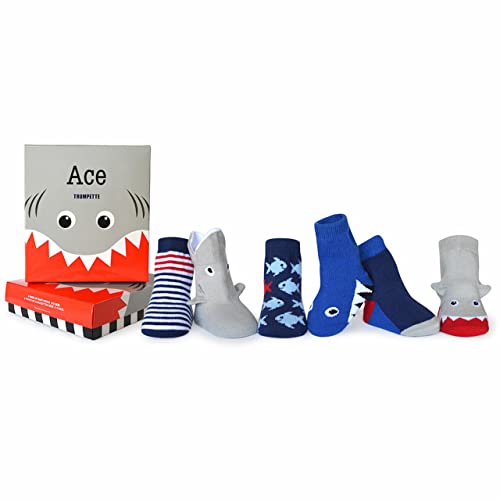 Image of Trumpette Baby Boy/Girl Sock Set for Infant-Toddler, 6-pack, Unisex, 0-24 Months