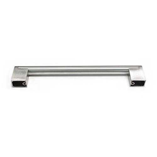 30 Pack 160mm(6-1/4inch) Hole Centers Diameter 14mm Stainless Steel Boss Bar Kitchen Cabinet Door Handles and Pulls Cabinet Knobs Length 197mm(7.88inch) Brushed Nickel