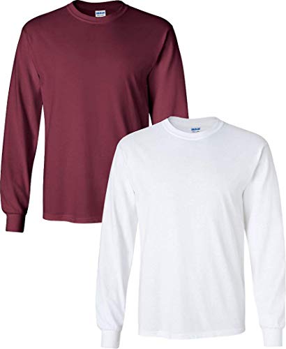 Image of Gildan Men's Ultra Cotton Long Sleeve T-shirt, Style G2400