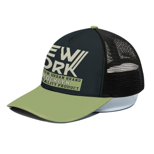 Casquette New York Brooklyn anti-transpiration contre la chaleur avec filet arrière