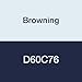 Browning D60C76 Minimum Bore Double Roller Chain Sprocket, 2 Strands, Steel, 1-1/4" Stocked Bore, 76 Teeth
