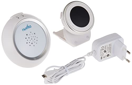 Nuvita 3015 Starry - Baby Monitor Audio – Compatibile con Nuvita 3015 Mat – Proiettore Luce Notturna - Temperatura Ambiente – Funzione Talk Back Bidirezionale – Design Italiano
