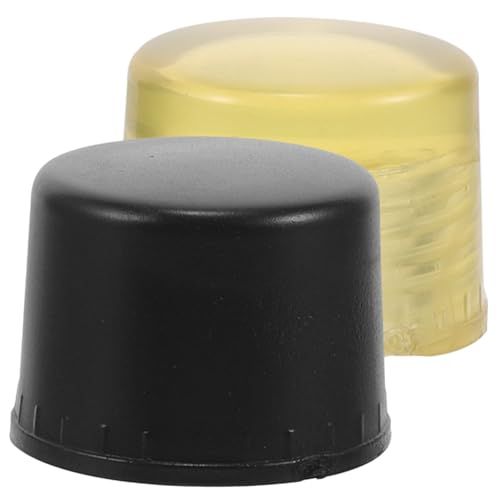 NULYLU 1 Pair Detachable Hammer Tool Hammer Attachment Hammer Parts Hammer Accessories Mallet Hammer Tips Mallet Hammer Replacement Tips Striking Hammer Replacement Tips Rubber