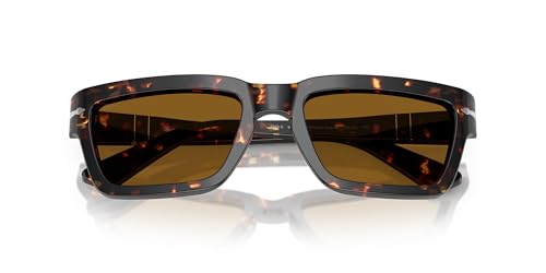 Image of Persol mens Po3363s Rectangular Sunglasses