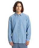 Une poche poitrine Quiksilver Yosemite Chambrayls - Chemise Manches Longues - Homme - XL - Bleu