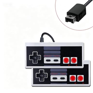 acisan 2 - Packs Classic Wired Controller for Classic Mini Edition,with 9.8 ft Extra-Long Cable, 4-Way Directional Pad, A/B Buttons
