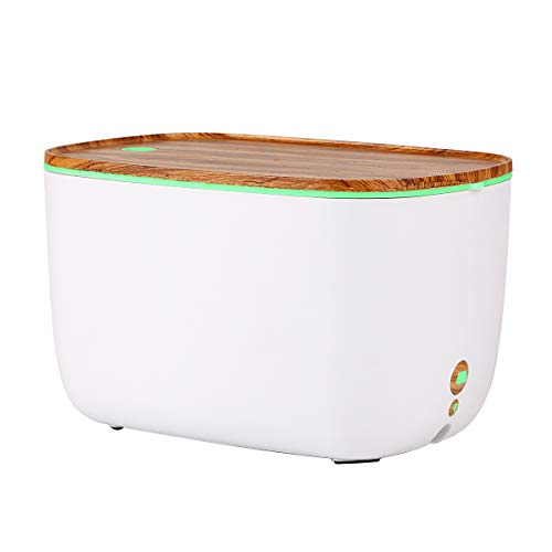 1800ML Quahome Essential Oil Diffuser, 7 Color LED Lights Aromatherapy Diffuser, Waterless Auto Shut-Off, 3 Block Fog Adjustable, Cool Mist Humidifier Best for Home, Bedroom, Bathroom and Office