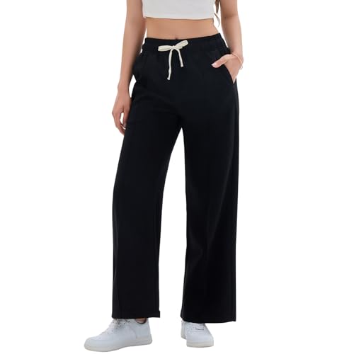 Pantalon de survêtement ample à jambe droite avec poches SHAGGA