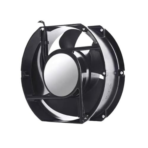 NiuLumea FP-108EX-S1- Ventilador axial de CA, ventilador de refrigeración de aleación de aluminio de 17 cm con armarios eléctricos y estantes de flujo de aire de 45,87 /h, 2500 rpm, 0,45 para A