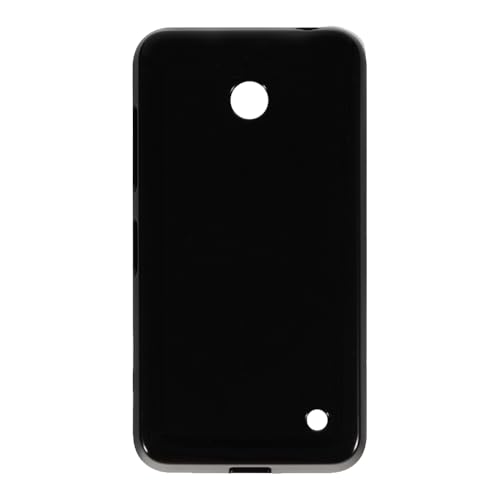 Shantime Soft Case Compatible with Nokia Lumia 635, Slim Shockproof Bumper Protective Back Cover, Anti-Scratch Flexible Shell, Grip-Friendly(Black)