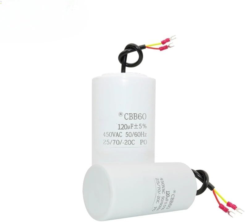 1pc CBB60 Start-up Working Capacitor 120UF 450V air Pump air Pressure car Washing Machine Capacitor
