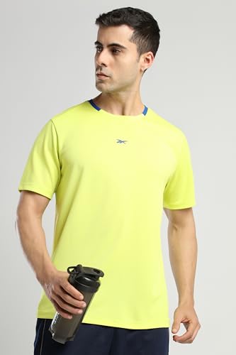 Image of Reebok Men's Sport T-Shirt - Moisture Wicking Sports T-Shirt | Workout Running Training Tshirt for Men's | Half Sleeve Active Tee