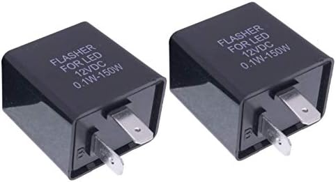 2PCS 12V Flasher for LED Relay Turn Signal Relay Motorcycle Flasher Relay for Cars Relay LED Turn Signal