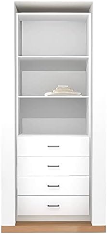 EZ Fit Closet Section 24" W x 93" H Drawers and Shelving