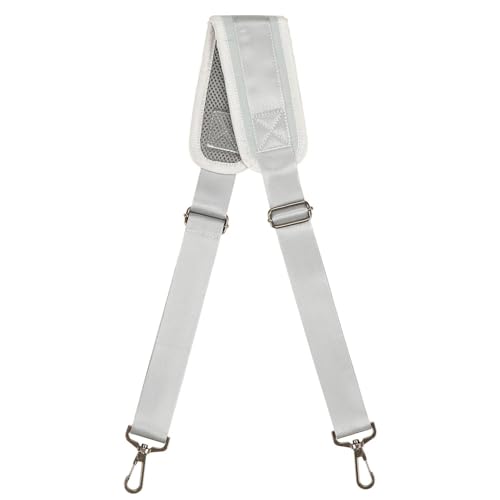 ショルダーストラップ ショルダーベルト150cm 調節可能 肩掛けベルト 3.9cm幅広 単品 水筒 ストラップ ショルダーバッグ メッセンジャーバッグ PC バッグ カメラケース ビジネスバッグ スポーツバッグ ツールバッグ など (グレー)