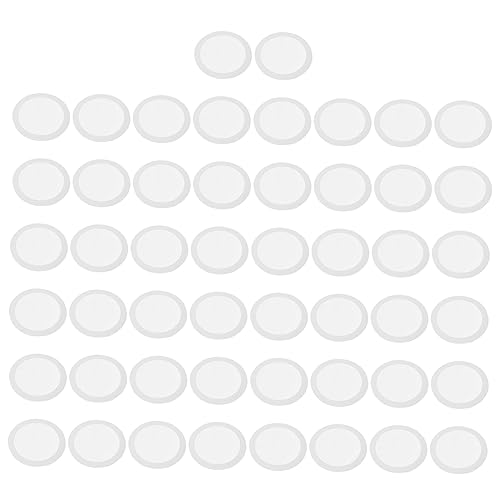 BESPORTBLE 50PCS Kazoo Flute Diaphragms Membranes for Kazoo Instruments Durable Flute Accessories for Loud Crisp Sound Easy to Attach Remove