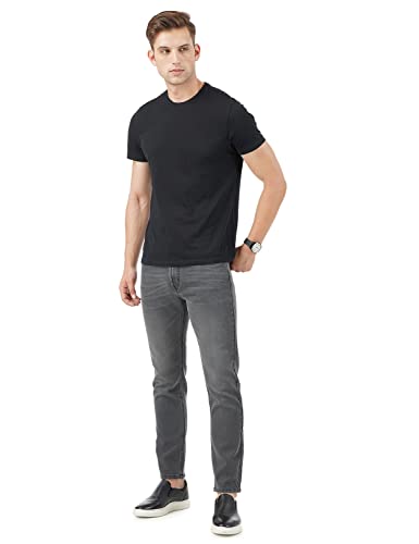 Image of INKD Men's Regular Fit Jeans - Mid-Rise | Cotton Blend | Classic Styling | Stretchable Fabric | Classic 5 Pocket Styling (Available in Plus Sizes)
