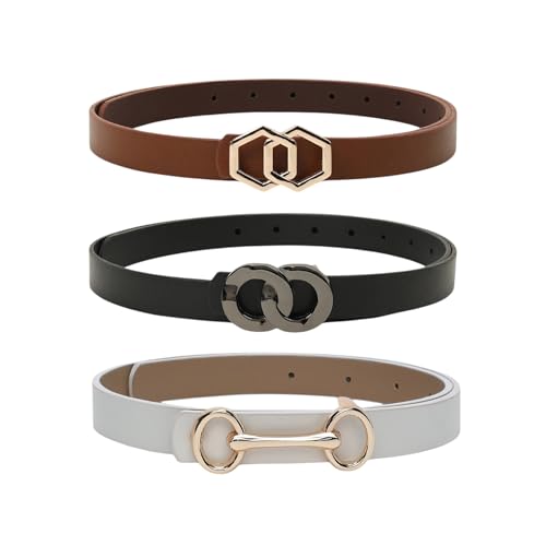 Image of CRUSSET Stylish Faux Leather Waist Belt for Women -Jeans & Dresses - Fashionable & Comfortable