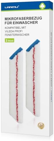 4x Ersatzbezüge Für Leifheit Fensterwischer - Mikrofaser 32cm