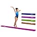 Springee 10ft Balance Beam - Extra Firm - Suede Folding Gymnastics Beam for Home - Purple