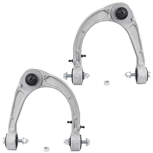 Image of Detroit Axle - AWD 8pc Front End Control Arms Kit for 2008-2014 Cadillac CTS, 4 Upper and Lower Control Arms with Ball Joint 4 Inner Outer Tie Rods 2009 2010 2011 2012 2013 Replacement
